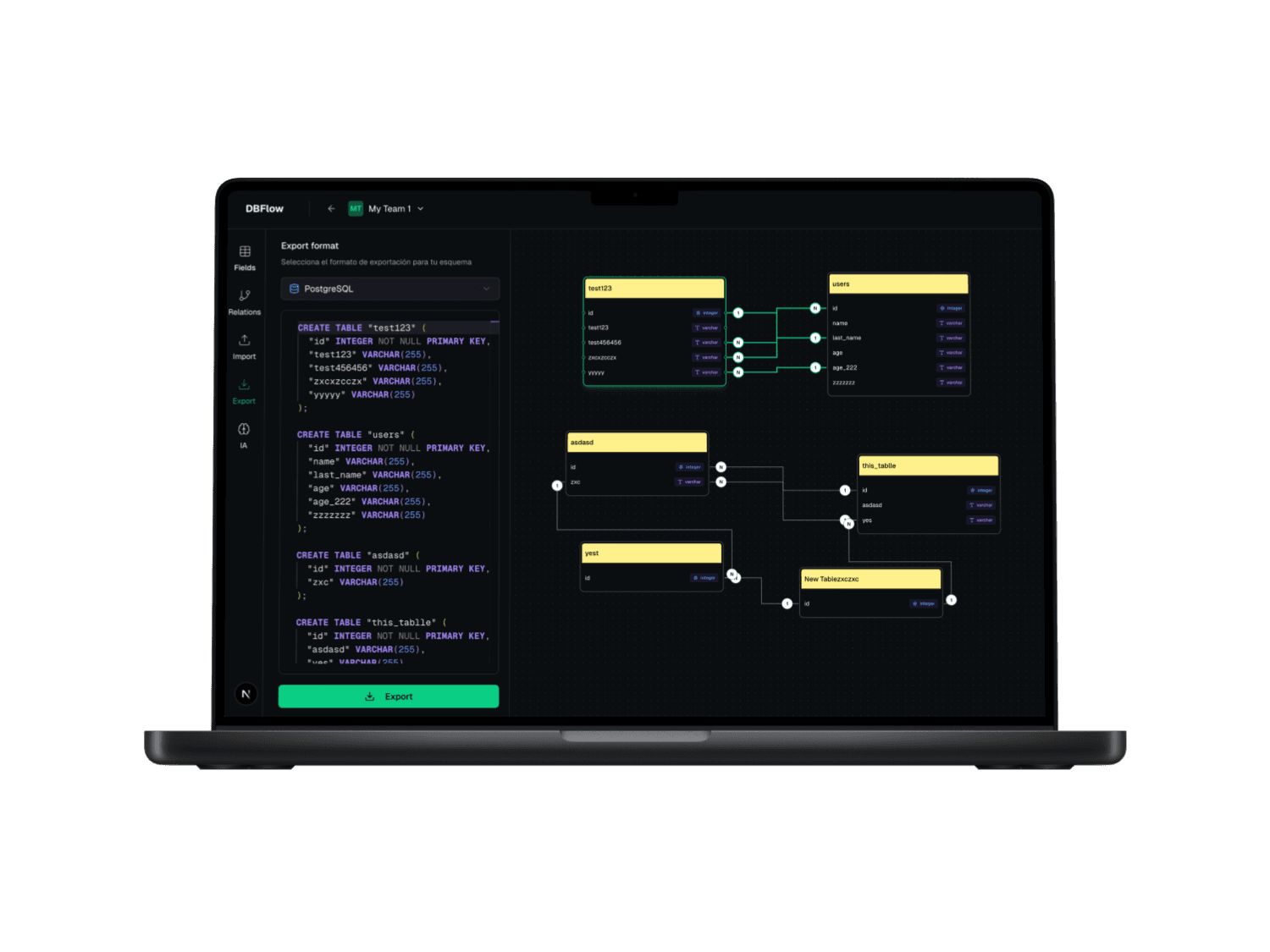 Entix - Export and Visualization